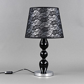 Интерьерная настольная лампа  1831012-1 CH+BK