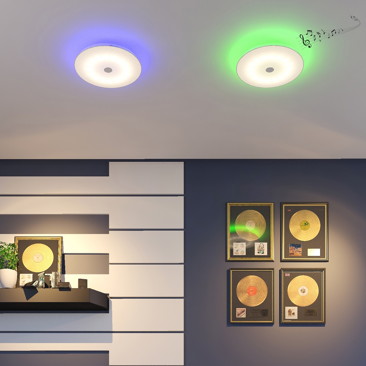 Потолочный светильник Roki Muzcolor 4629/CL Sonex, арт: 4629/CL