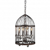 Подвесная люстра BIRD CAGE CH008-4-ABG-CRS от производителя Gramercy Home, арт: CH008-4-ABG-CRS