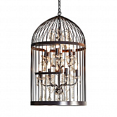 Подвесная люстра BIRD CAGE CH008-12-ABG-CRS от производителя Gramercy Home, арт: CH008-12-ABG-CRS