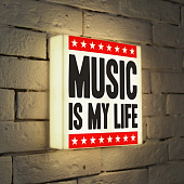 Лайтбокс Music is my life 25-25-d-072