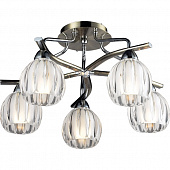 Потолочная люстра 404 404-05-13 chrome + antique brass от производителя N-Light, арт: 404-05-13 chrome + antique brass