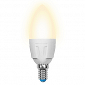 Лампочка светодиодная  LED-C37-7W/WW/E14/FR PLP01WH картон