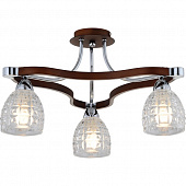 Потолочная люстра 415 415-03-13 chrome + walnut от производителя N-Light, арт: 415-03-13 chrome + walnut