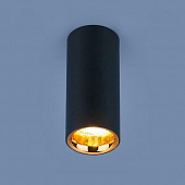 Точечный светильник  DLR030 12W 4200K черный матовый/золото