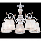 Подвесная люстра Iris IRIS 11389/5C WHITE GOLD от производителя Natali Kovaltseva, арт: IRIS 11389/5C WHITE GOLD