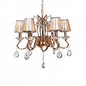 Подвесная люстра Finezzia LDP 9267-6 GD от производителя Lumina Deco, арт: LDP 9267-6 GD