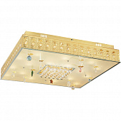 Потолочный светильник 2462 2462/25 gold plated+color crystal