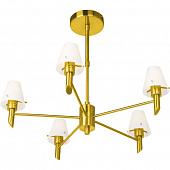 Потолочная люстра P-796 P-796/5 satin gold от производителя N-Light, арт: P-796/5 satin gold