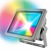 Прожектор уличный  ULF-S01-30W/RGB/RC IP65 110-240В картон
