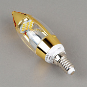Лампочка светодиодная  E14-5W-3000K-Q68-GD