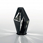 Интерьерная настольная лампа Crystal rock 476/2L black