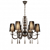 Подвесная люстра Fabione LDP 1200-6 BK от производителя Lumina Deco, арт: LDP 1200-6 BK