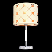 Интерьерная настольная лампа Текстиль 5-6502-1-CR+WH E27