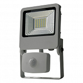 Прожектор уличный  ULF-F37-30W/NW SENSOR IP54 195-240В SILVER картон