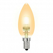 Лампочка галогеновая  HCL-42/CL/E14 candle gold