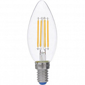 Лампочка светодиодная  LED-C35-5W/WW/E14/CL/DIM GLA01TR картон