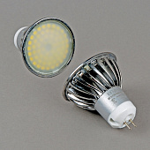 Лампочка светодиодная  MR16-6W-WW-60LED-fr.ch